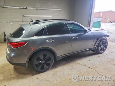 Trzecie zdjęcie samochodu z tyłu: 2017 INFINITI QX70 BASE VIN:JN8CS1MU7HM140341 - miniatura