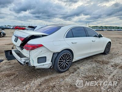 Trzecie zdjęcie samochodu z tyłu: 2022 MERCEDES-BENZ S 580 4MATIC VIN:W1K6G7GB9NA103527 - miniatura