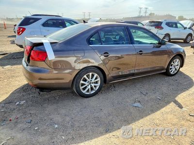 Trzecie zdjęcie samochodu z tyłu: 2014 VOLKSWAGEN JETTA SE VIN:3VWD07AJ6EM401801 - miniatura