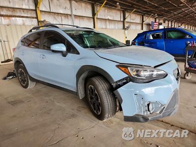 Czwarte zdjęcie samochodu z boku: 2021 SUBARU CROSSTREK PREMIUM VIN:JF2GTAEC5M8341224 - miniatura