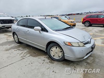 Czwarte zdjęcie samochodu z boku: 2006 HONDA CIVIC HYBRID VIN:JHMFA36286S022132 - miniatura
