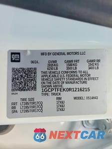 Zdjęcie 12 z 12 samochodu: 2024 CHEVROLET COLORADO ZR2 VIN:1GCPTFEK0R1216215 - miniatura