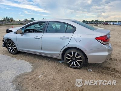 Drugie zdjęcie samochodu z przodu: 2015 HONDA CIVIC EXL VIN:19XFB2F90FE058017 - miniatura