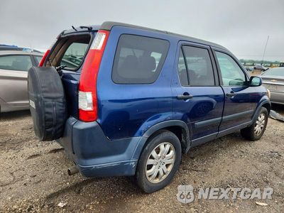 Trzecie zdjęcie samochodu z tyłu: 2005 HONDA CR-V EX VIN:SHSRD78825U302518 - miniatura
