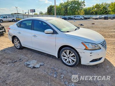 Czwarte zdjęcie samochodu z boku: 2014 NISSAN SENTRA SL VIN:3N1AB7AP1EY294088 - miniatura