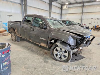 Czwarte zdjęcie samochodu z boku: 2011 GMC SIERRA K1500 SLT VIN:3GTP2WE24BG287993 - miniatura