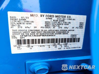 Zdjęcie 13 z 13 samochodu: 2023 FORD MUSTANG MACH-E SELECT VIN:3FMTK1R44PMA68663 - miniatura