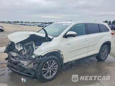 2019 TOYOTA HIGHLANDER HYBRID XLE 5TDJGRFH7KS077658 - główne zdjęcie licytacji z USA - miniatura