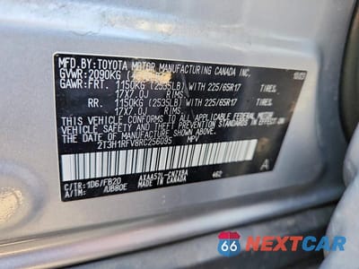 Zdjęcie 13 z 13 samochodu: 2024 TOYOTA RAV4 LE VIN:2T3H1RFV8RC256095 - miniatura