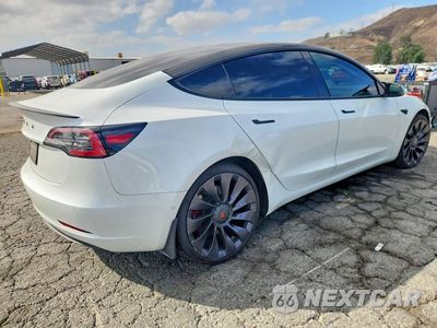 Trzecie zdjęcie samochodu z tyłu: 2022 TESLA MODEL 3 VIN:5YJ3E1EA2NF155177 - miniatura