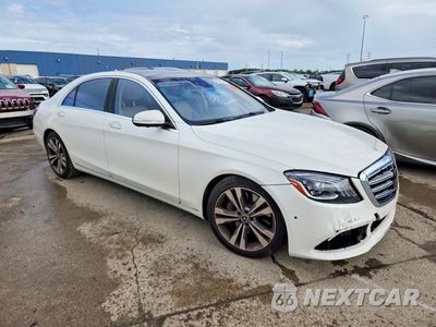 Czwarte zdjęcie samochodu z boku: 2018 MERCEDES-BENZ S 450 4MATIC VIN:WDDUG6EB2JA350791 - miniatura