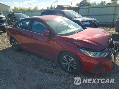 Czwarte zdjęcie samochodu z boku: 2021 NISSAN SENTRA SV VIN:3N1AB8CV3MY298093 - miniatura