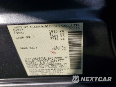 Zdjęcie 12 z 12 samochodu: 2015 NISSAN ALTIMA 2.5 VIN:1N4AL3APXFN889657 - miniatura