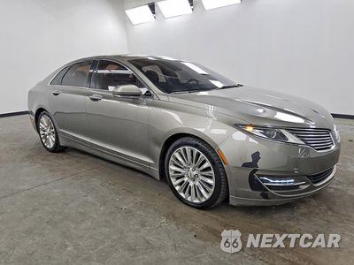 Czwarte zdjęcie samochodu z boku: 2016 LINCOLN MKZ VIN:3LN6L2G91GR626941 - miniatura
