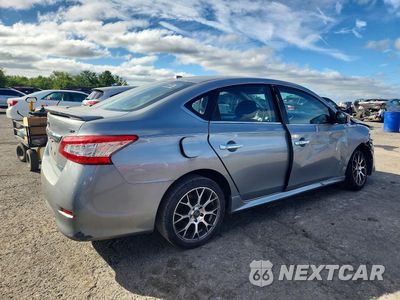 Trzecie zdjęcie samochodu z tyłu: 2014 NISSAN SENTRA SR VIN:3N1AB7AP0EY289898 - miniatura