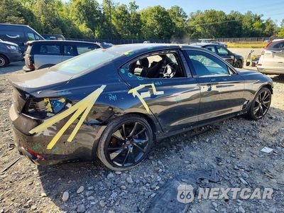Trzecie zdjęcie samochodu z tyłu: 2023 GENESIS G70 2.0T VIN:KMTG34TA6PU109178 - miniatura
