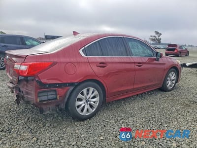Trzecie zdjęcie samochodu z tyłu: 2017 SUBARU LEGACY 2.5I PREMIUM VIN:4S3BNAC6XH3017141 - miniatura