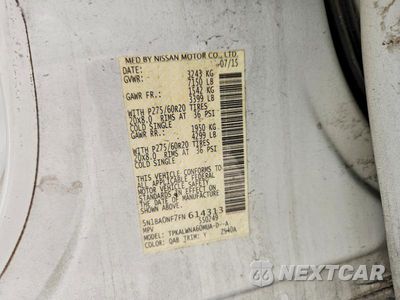 Zdjęcie 14 z 14 samochodu: 2015 NISSAN ARMADA PLATINUM VIN:5N1BA0NF7FN614313 - miniatura