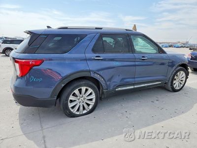 Trzecie zdjęcie samochodu z tyłu: 2021 FORD EXPLORER LIMITED VIN:1FMSK7FH8MGB23935 - miniatura