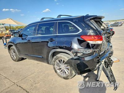Trzecie zdjęcie samochodu z tyłu: 2018 TOYOTA HIGHLANDER XLE VIN:5TDKZRFHXJS534766 - miniatura