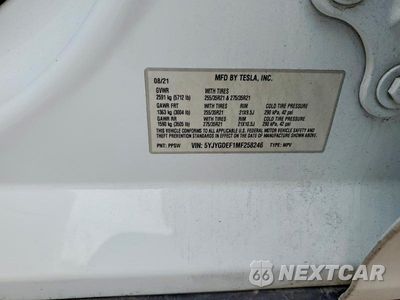 Zdjęcie 12 z 12 samochodu: 2021 TESLA MODEL Y VIN:5YJYGDEF1MF258246 - miniatura