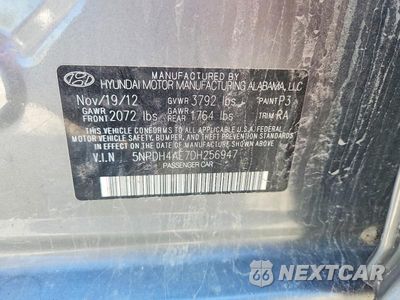 Zdjęcie 12 z 12 samochodu: 2013 HYUNDAI ELANTRA GLS VIN:5NPDH4AE7DH256947 - miniatura
