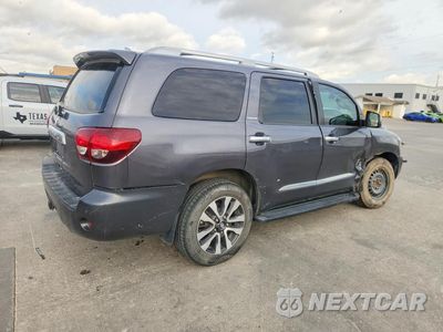 Trzecie zdjęcie samochodu z tyłu: 2018 TOYOTA SEQUOIA LIMITED VIN:5TDKY5G19JS071354 - miniatura