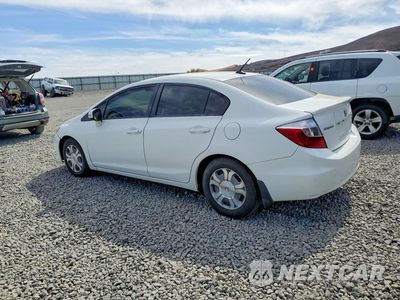 Drugie zdjęcie samochodu z przodu: 2012 HONDA CIVIC HYBRID VIN:JHMFB4F25CS007876 - miniatura