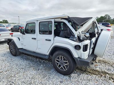 Drugie zdjęcie samochodu z przodu: 2024 JEEP WRANGLER SAHARA VIN:1C4PJXEG9RW345242 - miniatura