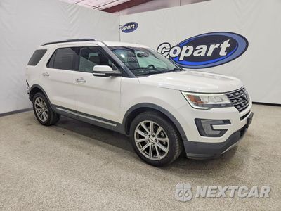 Czwarte zdjęcie samochodu z boku: 2017 FORD EXPLORER LIMITED VIN:1FM5K8F8XHGC70220 - miniatura