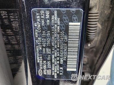Zdjęcie 13 z 13 samochodu: 2024 HYUNDAI ELANTRA N LINE VIN:KMHLR4DF8RU774555 - miniatura