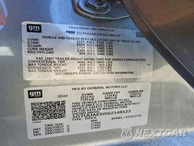 Zdjęcie 12 z 12 samochodu: 2025 GMC SIERRA K1500 VIN:1GTUUAED5SZ149123 - miniatura
