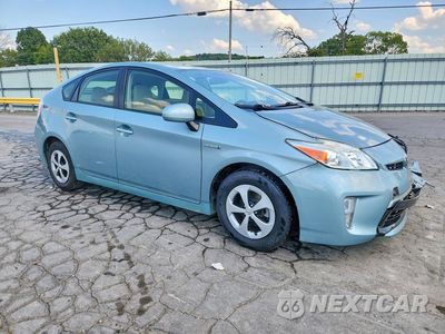 Czwarte zdjęcie samochodu z boku: 2014 TOYOTA PRIUS TWO VIN:JTDKN3DU4E1824237 - miniatura