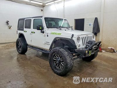 Czwarte zdjęcie samochodu z boku: 2016 JEEP WRANGLER UNLIMITED SPORT VIN:1C4HJWDG1GL215390 - miniatura