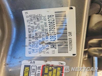 Zdjęcie 12 z 12 samochodu: 2007 HONDA CIVIC HYBRID VIN:JHMFA36257S006276 - miniatura