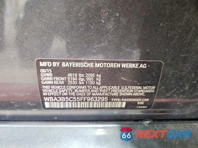 Zdjęcie 12 z 12 samochodu: 2015 BMW 328 XI SULEV VIN:WBA3B5C55FF963295 - miniatura