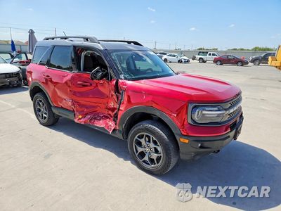 Czwarte zdjęcie samochodu z boku: 2021 FORD BRONCO SPORT BADLANDS VIN:3FMCR9D92MRB06404 - miniatura