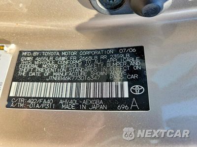 Zdjęcie 12 z 12 samochodu: 2007 TOYOTA CAMRY HYBRID VIN:JTNBB46K773016347 - miniatura