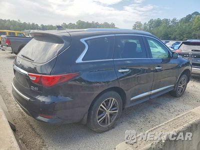 Trzecie zdjęcie samochodu z tyłu: 2017 INFINITI QX60 BASE VIN:5N1DL0MMXHC530620 - miniatura