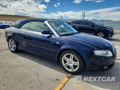 Czwarte zdjęcie samochodu z boku: 2007 AUDI A4 2.0T CABRIOLET QUATTRO VIN:WAUDF48H87K035768 - miniatura