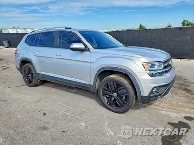 Czwarte zdjęcie samochodu z boku: 2019 VOLKSWAGEN ATLAS SE VIN:1V2WR2CAXKC522148 - miniatura