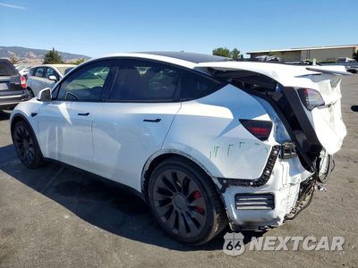 Drugie zdjęcie samochodu z przodu: 2020 TESLA MODEL Y VIN:5YJYGDEF1LF033694 - miniatura