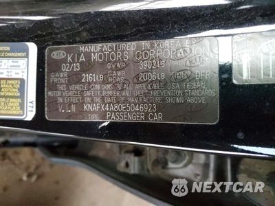 Zdjęcie 13 z 13 samochodu: 2014 KIA FORTE EX VIN:KNAFX4A80E5046923 - miniatura