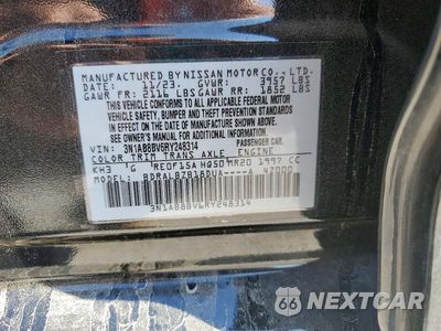 Zdjęcie 13 z 13 samochodu: 2023 NISSAN SENTRA S VIN:3N1AB8BV6RY248314 - miniatura