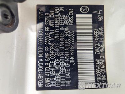 Zdjęcie 13 z 13 samochodu: 2015 LEXUS CT 200 VIN:JTHKD5BH5F2226365 - miniatura