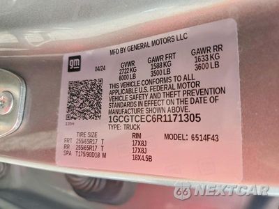 Zdjęcie 12 z 12 samochodu: 2024 CHEVROLET COLORADO LT VIN:1GCGTCEC6R1171305 - miniatura