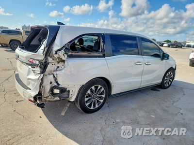 Trzecie zdjęcie samochodu z tyłu: 2022 HONDA ODYSSEY EXL VIN:5FNRL6H78NB064525 - miniatura