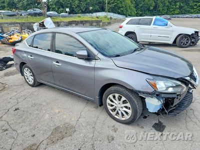 Czwarte zdjęcie samochodu z boku: 2019 NISSAN SENTRA SV VIN:3N1AB7AP2KY442485 - miniatura