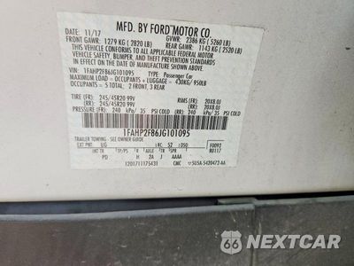 Zdjęcie 12 z 12 samochodu: 2018 FORD TAURUS LIMITED VIN:1FAHP2F86JG101095 - miniatura