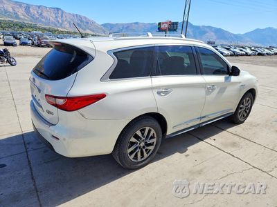 Trzecie zdjęcie samochodu z tyłu: 2014 INFINITI QX60 HYBRID VIN:5N1CL0MM4EC527011 - miniatura